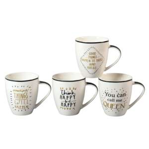 Jumbobecher sprüche sortiert 400มล. porzellan 11ซม. - Product Image 1