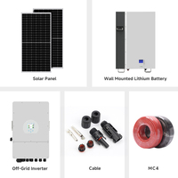 Système Hybride Solaire et Éolien Hors Réseau 5Kw 10Kw 12Kw 20Kw – Générateur et Système de Stockage d'Énergie Solaire – Prix