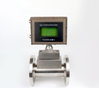Medidor de Flujo de Turbina de Acero Inoxidable, Modbus 4-20mA, Oxígeno, Nitrógeno, Hidrógeno, Salida de Pulso RS485, Medición de Gas/Aire, Medidor de Flujo OEM