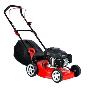 Robot tondeuse à gazon à essence avec moteur 4 temps, coupe automatique de l'herbe, lame en acier, bac à herbe arrière de 60L - Product Image 5