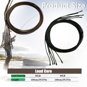 <span class=keywords><strong>Ligne</strong></span> <span class=keywords><strong>de</strong></span> pêche à la carpe Euro Carp, leader tressé camouflage, <span class=keywords><strong>ligne</strong></span> <span class=keywords><strong>de</strong></span> plomb, leaders pré-faits pour la pêche à la carpe, vente en gros - Product Image 3