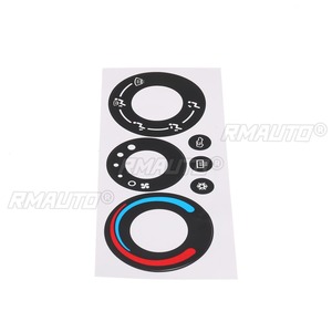 สติ๊กเกอร์ซ่อมปุ่มปรับแอร์รถยนต์สำหรับ Chevrolet Equinox Pontiac Torrent ปี 2005-2006 สติ๊กเกอร์ตกแต่งภายในรถยนต์ - Product Image 4