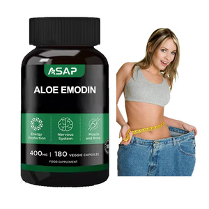 Supplément d'Aloe Emodin Extrait d'Aloe Vera OEM Halal Aloe Emodin Capsules - Product Image 1