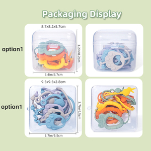 Nouveau-né Silicone anneau de dentition sensoriel bébé article produits jouets de dentition sans Bpa dentition pour bébé bébés - Product Image 5