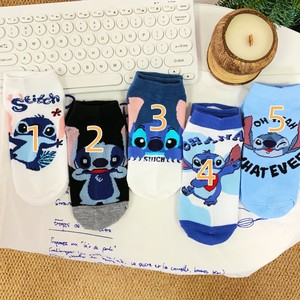 Calcetines Tobilleros Transpirables de Poliéster para Mujer, Diseño de Dibujos Animados, Primavera-Verano - Product Image 1