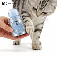 Flacon roll-on transparent en PETG de 60 ml pour l'aromathérapie des animaux, soins désodorisants, huiles parfumées et emballage de produits de toilettage