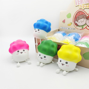 New Arrival TPR Cute Cabbage Stretch <b>Squeeze</b> Soft Slow Rebound Decompression Toys for Kids Boys and Girls Birthday Gifts - Product Image 2