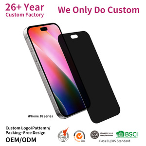 ฟิล์มกันรอยแบบป้องกันการมองเห็น 2.5D 28 นิ้ว สำหรับ 18 Pro  กระจกนิรภัย 9H  บางเฉียบ ป้องกันเต็มจอ - Product Image 1
