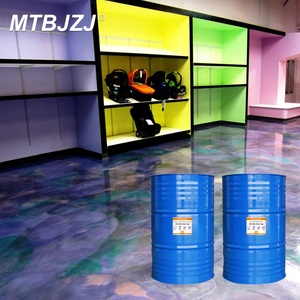 MTBJZJ 	 Rivestimento Epossidico per Pavimenti a Basso VOC, Trasparente e Senza Solventi, per Pavimenti Artistici e Decorativi - Product Image 1
