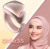 Cadeau islamique Hajj Bague Tasbih numérique intelligente Bague Slimme Zikr Bague pour femme Bague intelligente musulmane