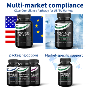 Capsules de Taurate de Magnésium Multi-Marchés Conformes aux Normes US/EU |   Étiquettes multilingues et documents d'importation pour les clients soumis à une conformité stricte - Product Image 5