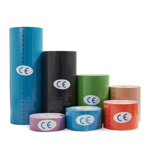 Bandes de ruban de sport prédécoupées Rubans de kinésiologie personnalisés de consommables médicaux de <span class=keywords><strong>fournisseur</strong></span> d'usine - Product Image 1