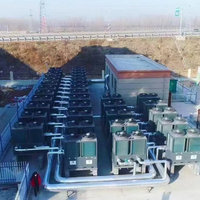 Pompe à chaleur air-eau ZKFD OEM/ODM/OBM pour piscine, 100 kW, 150 kW, 200 kW, pour usage commercial et industriel, eau chaude