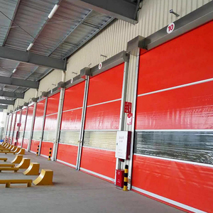 <span class=keywords><strong>Porte</strong></span> rapide en PVC fabriquée en usine, adaptée aux chambres froides des supermarchés, aux ateliers <span class=keywords><strong>de</strong></span> réfrigération - Product Image 4