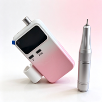 Machine à ongles électrique professionnelle rechargeable haute puissance avec moteur sans balais 35000 tr/min pour le nail art