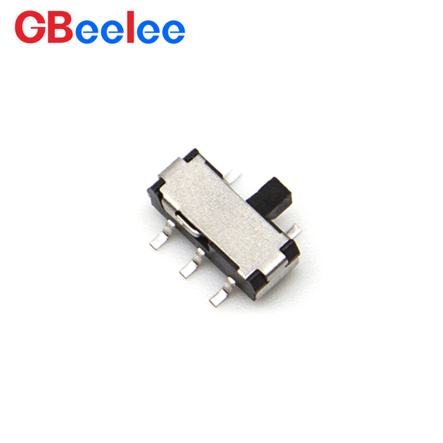 Mini 0.3A Right Angle Slide Switch Low-Profile 12V Toggle Switches