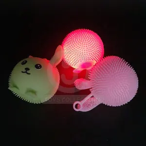 Diseños personalizados personalizado Animal Spike juguetes con LED punta juguete estrés aliviar juguete Animal lindo