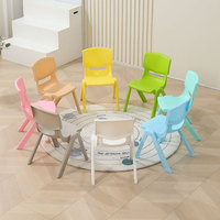Chaise d'école empilable en plastique pour enfants, idéale pour la maternelle, la garderie et la crèche - Vente en gros