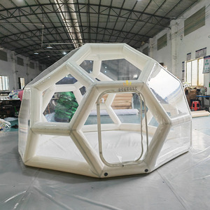 Tente gonflable hermétique d'hôtel de camping à bulles en forme de football pour l'extérieur, tente gonflable <span class=keywords><strong>Ubud</strong></span> Jungle Bubble Lodge - Product Image 4