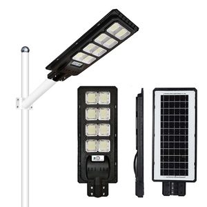 LED năng lượng mặt trời đèn đường Radar cảm biến + vô cấp mờ 100W 200W 400W 800W tất cả trong một tích hợp năng lượng mặt trời ánh sáng đường phố Đèn Ngoài Trời - Product Image 1
