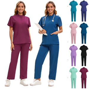 Ensemble de blouses médicales pour femmes, tissu en polyester dobby, usage hospitalier, service OEM, style européen et américain, lavage à la main - Product Image 1