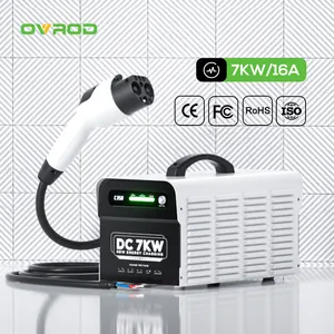 Ovrod Ccs2 Carregador inteligente rápido Dc Ev Carregador portátil de 7Kw para Carro Elétrico Gbt Carregador Ev móvel