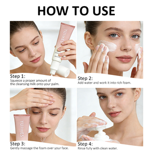 Nettoyant visage en marque propre OEM, nettoyant doux aux acides aminés, nettoyant visage biologique à l'acide salicylique, sans sulfate - Product Image 5