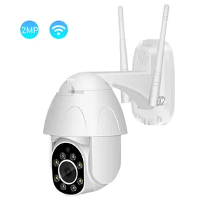 BESDER CCTV 1080P, Kamera Keamanan Wifi PTZ Ip 4X Zoom Digital Dua Arah, Kamera Keamanan Nirkabel Rekaman Kartu SD