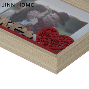 Jinn Nhà 4X6 Inches Gỗ Khung Ảnh Cho Ngày <span class=keywords><strong>Valentine</strong></span> Hình Ảnh Tưởng Niệm Cho Tình Yêu Tin Nhắn Thiết Kế Độc Đáo Hình Ảnh Khung Quà Tặng - Product Image 4