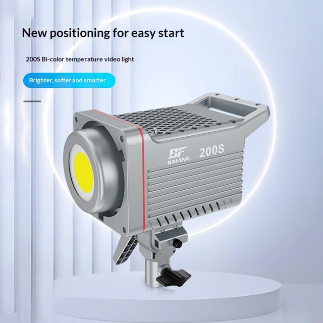 Studio Shooting Live Fill Light Photography Portrait Hair Phone Video Soft Light COB 200W APP Remote Control