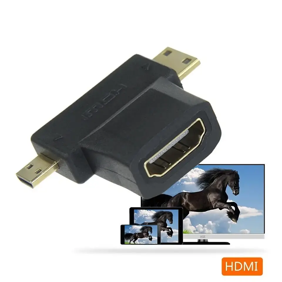Avatar Manufacturer Wholesale Micro Mini H dmi To H dmi Adapter Male Mini And Micro H dmi Connector Converter