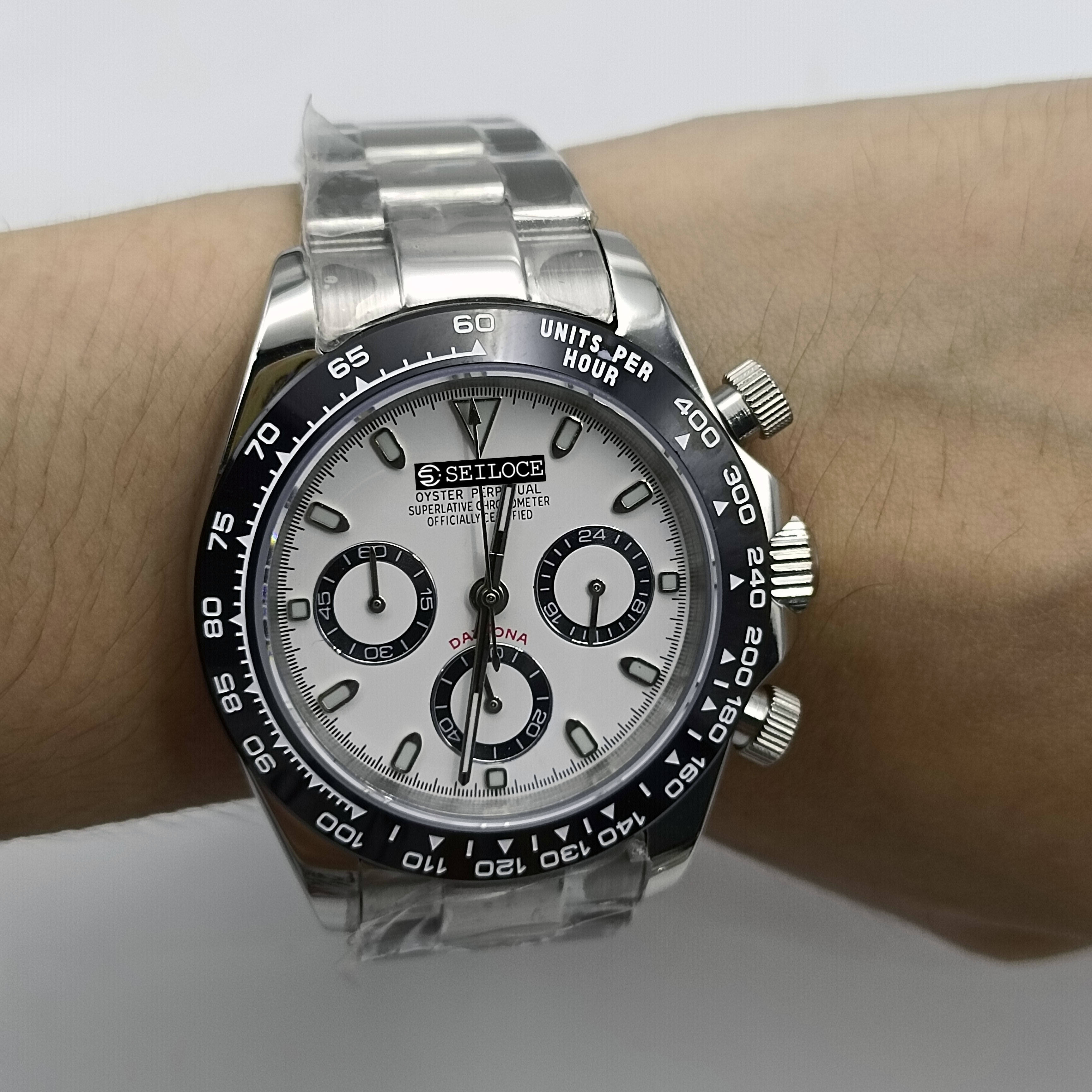 Silver Case+White Dial