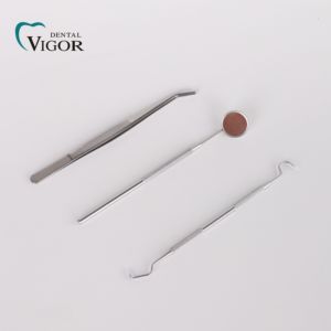 Kit strumenti odontoiatrici in acciaio inox strumenti per esame chirurgico orale specchio pinzetta sonda Kit per dentista - Product Image 4