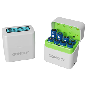 <span class=keywords><strong>Caricabatterie</strong></span> OEM/ODM ad Alta Capacità con Coperchio Ribaltabile per Batterie Ricaricabili <span class=keywords><strong>AA</strong></span> AAA 1.2V 1.5V al <span class=keywords><strong>Litio</strong></span> e NiMH Integrate - Product Image 6