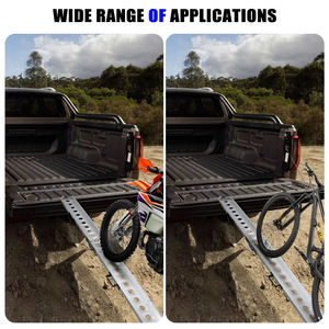 <span class=keywords><strong>Rampe</strong></span> <span class=keywords><strong>de</strong></span> moto en aluminium, capacité <span class=keywords><strong>de</strong></span> 440 lb, <span class=keywords><strong>rampe</strong></span> <span class=keywords><strong>de</strong></span> chargement portable pour moto tout-terrain, vélo et vélo électrique, camionnettes, remorques et abris - Product Image 3