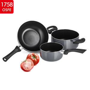 Saludable Mental antiadherente recubrimiento de cerámica de fondo Rongli de utensilios de cocina conjunto - Product Image 3