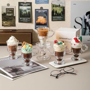 Multi Style Transparent Glass Cup <strong>Ice</strong> Cream Design Scented <strong>Candles</strong> for Party Decoration - Product Image 1