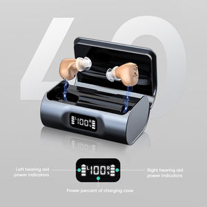 Cancelación de ruido Inalámbrico Sordo en el oído Cic Dispositivo de audífonos recargable Amplificador para personas mayores Sordera los ancianos - Product Image 5