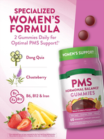 Grande demande Suppléments PMS Gummies Candy OEM Private Label Bulk Price pour soulager et équilibrer les bonbons hormonaux pour les femmes