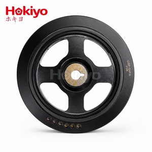 HOKIYO 23124-2B000 231242B000 Poulie d'amortisseur de vilebrequin pour Hyundai Accent Veloster <span class=keywords><strong>Kia</strong></span> Rio <span class=keywords><strong>Soul</strong></span> 1.6L 2009-2015 - Product Image 1