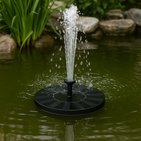 Fuente Solar Flotante Buddha, Bomba de Agua con Energía Solar para Piscinas Elevadas o Enterradas, 1 Pieza