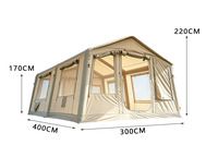 Tente de camping gonflable portable à structure pneumatique pour la famille, idéale pour les voyages, la randonnée, le camping en voiture, fournisseur en gros pour événements de fin de semaine