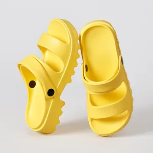 Korean Platform Sandals Slide Slippers EVA Sandals For Lady Women With Straps