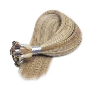 Extensiones de Cabello Humano Remy Ruso 100% Jasminebeauty, Tejido a Mano con Puntas Gruesas, Invisible, Genius, Se Puede Cortar - Product Image 3