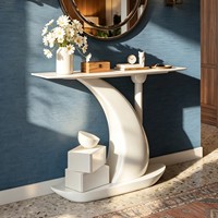 Table console lumineuse de couloir de luxe moderne Mobilier créatif pour entrée de bureau à domicile Décoration élégante de salon