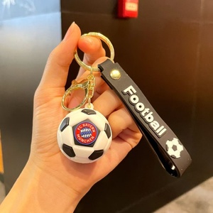 พวงกุญแจยางรูปการ์ตูนมาสคอตพับได้สำหรับแฟนบอลฟุตบอลโลก 2026 ของที่ระลึกสำหรับแฟนบอล - Product Image 3