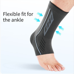 Protège-cheville en tricot respirant pour les sports de basket-ball manchon de soutien de Compression flexible chaud pour la protection - Product Image 2
