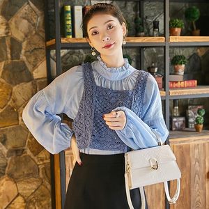 Sac à bandoulière carré en cuir PU grain crocodile pour femme, petit sac à main, portefeuille, sac messager - Product Image 4