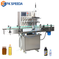 Machine de remplissage automatique 10ml, pour huile alimentaire, pour citron, eau salée, et cocktail, appareil de remplissage de qualité alimentaire, usine