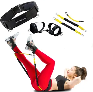 Set di cintura Booty booty con cintura regolabile, fasce per esercizi, bande regolabili alla caviglia, per Jump Trainer e donne esercizio